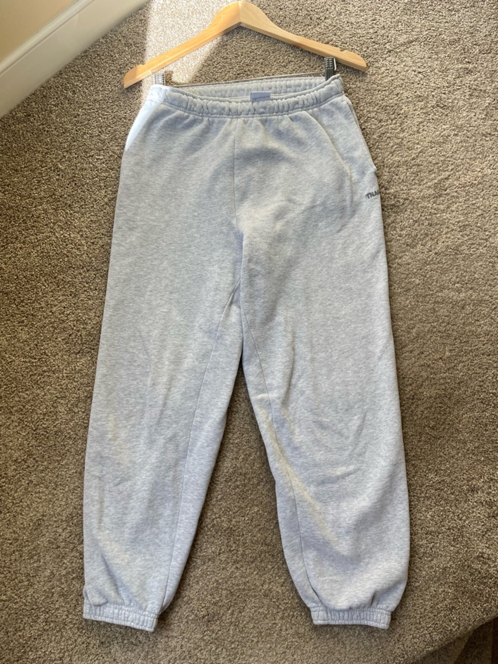 TNA Light Heather Gray Sweatfleece Joggers